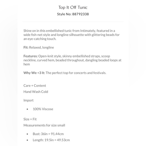 Free People Top it Off Tunic in Gold size M/L NWT - Picture 4 of 14